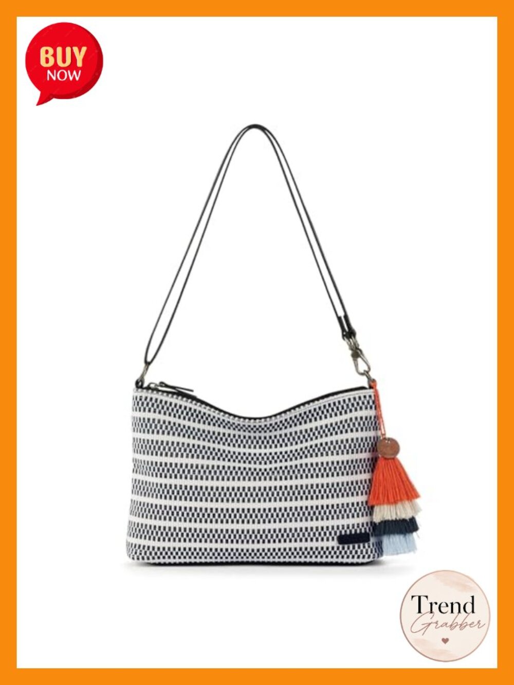 Convertible Crossbody Purse 3-in-1 Handbag with Zipper